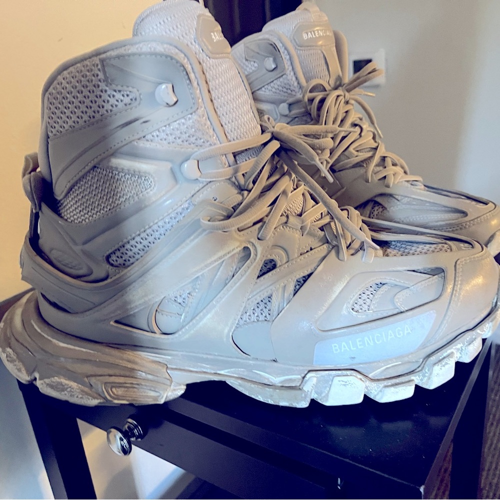 Balenciaga Men’s High Top Faded Sneaker Boot EU size 46 M 13